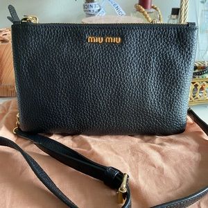 Miu Miu double zip crossbody bag